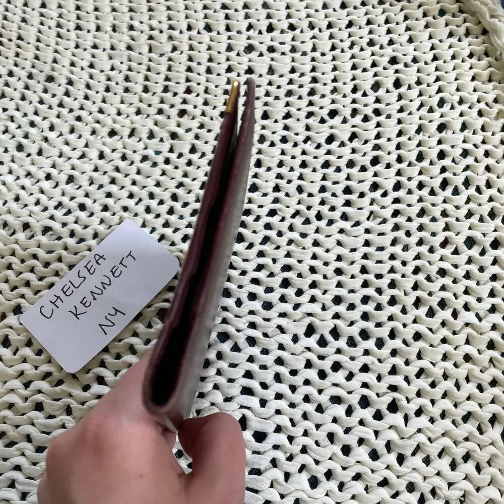 Cartier Leather Bifold Vintage Must De Wallet Bordeaux